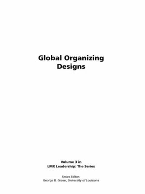 cover image of Global Organizing Designs